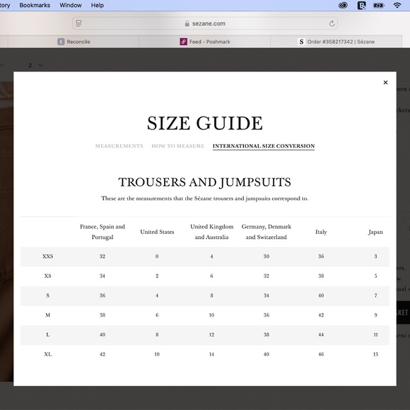 Sezane Manu Trousers US 2 / EU 34 - Picture 7 of 15